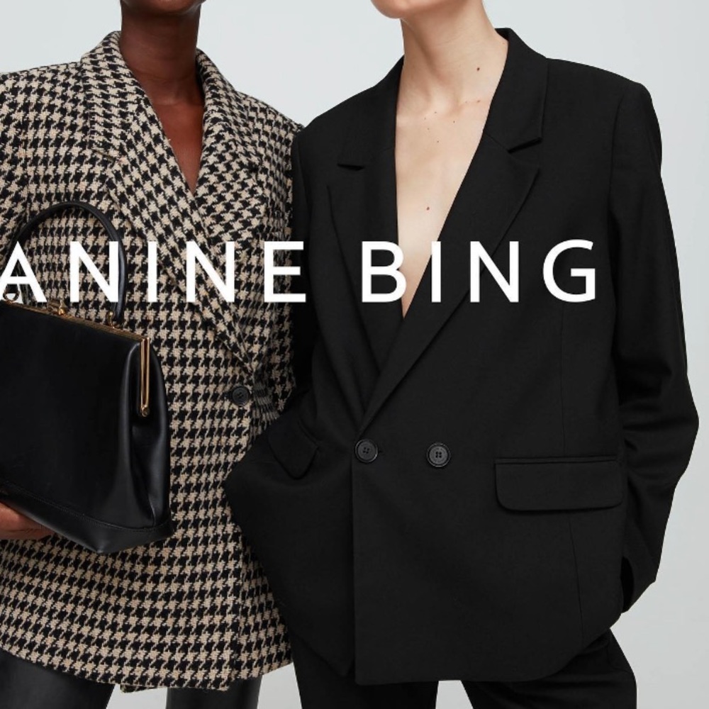 Anine bing Madeleine double-breasted blazer